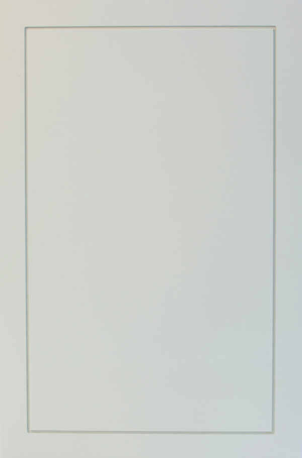 Blank rectangular frame on a light background.