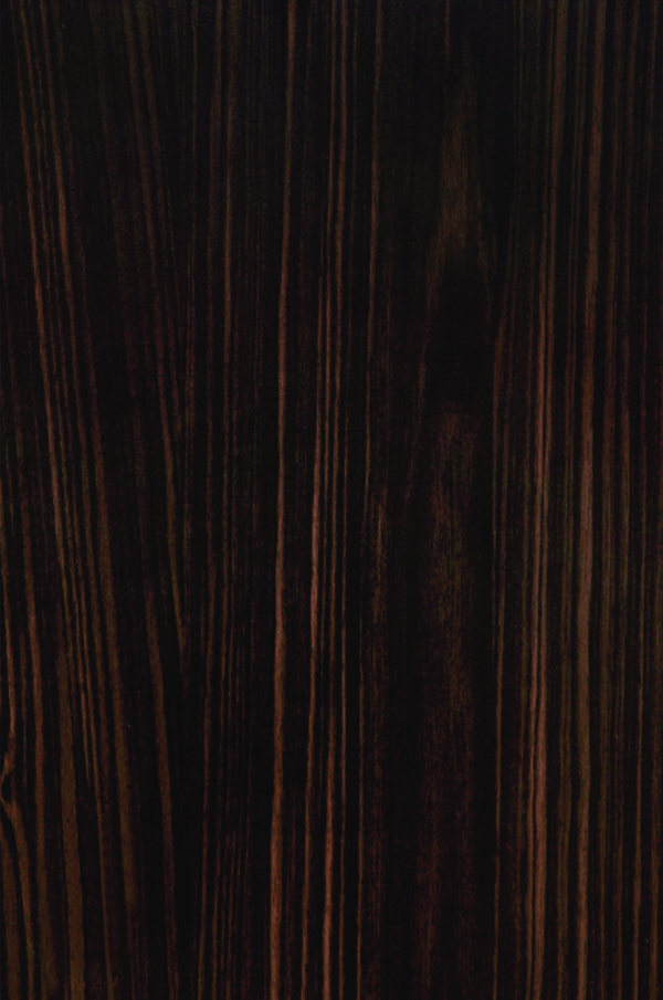 Dark wood grain with vertical lines.